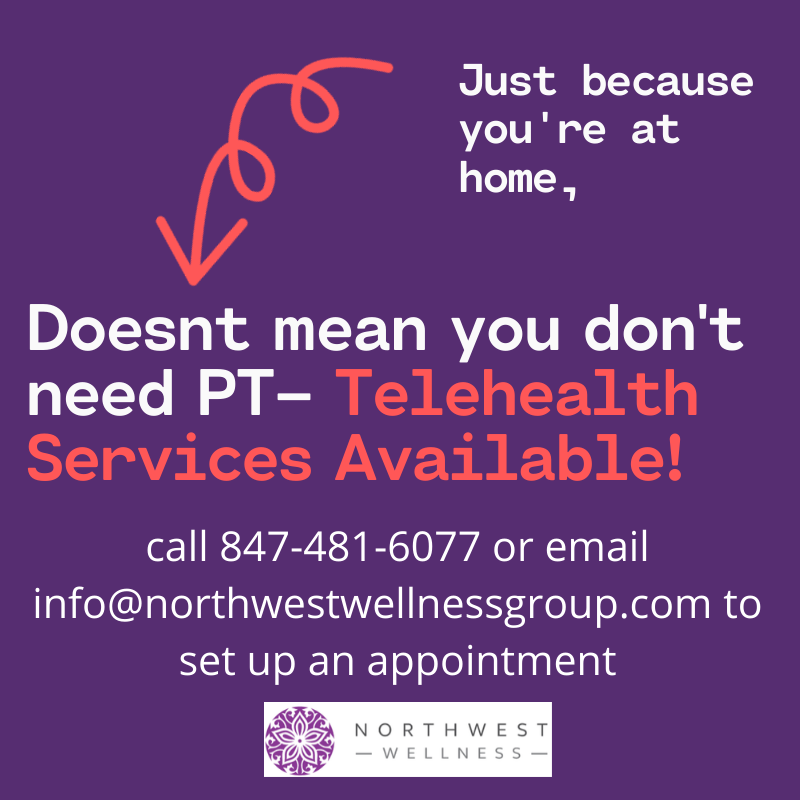 We offer telelhealth call 8474816077