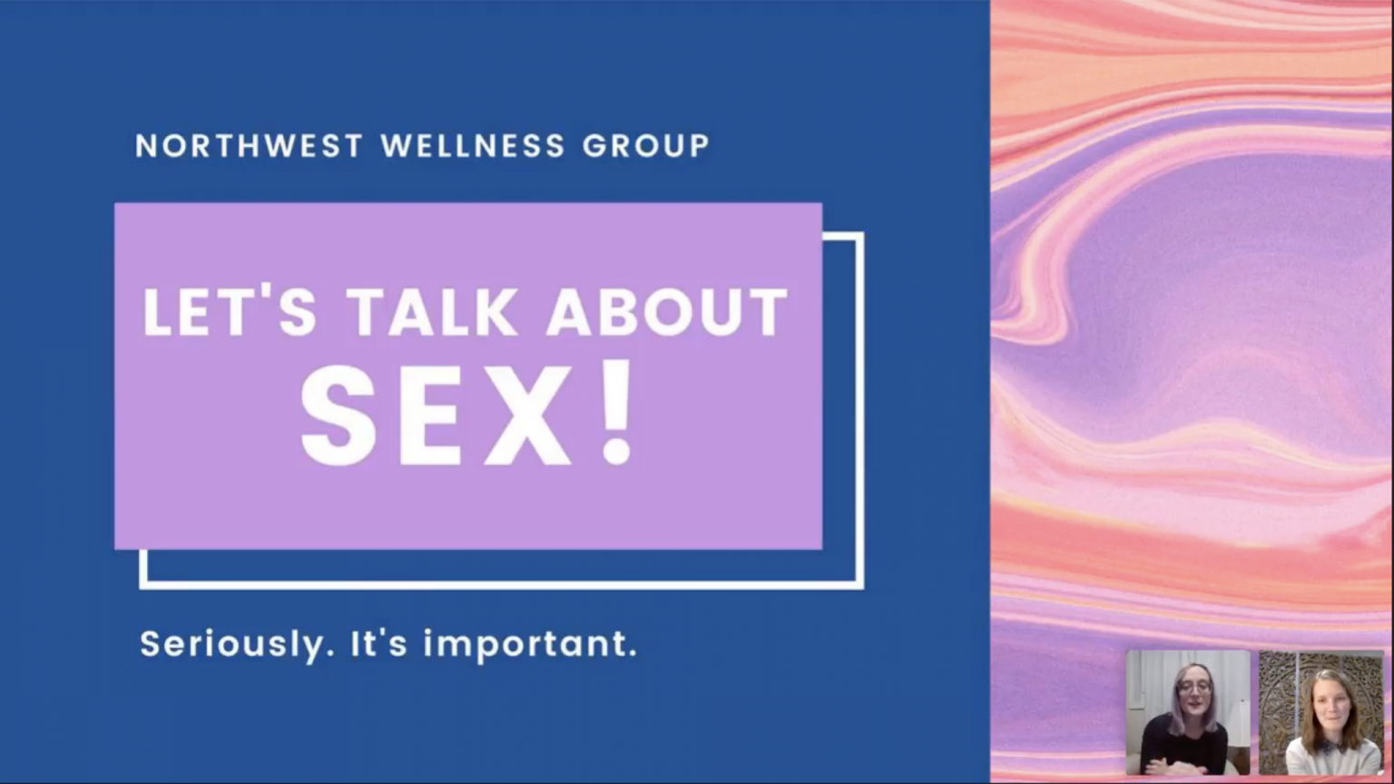 Lets Talk About Sex Video Northwest Wellness Group 